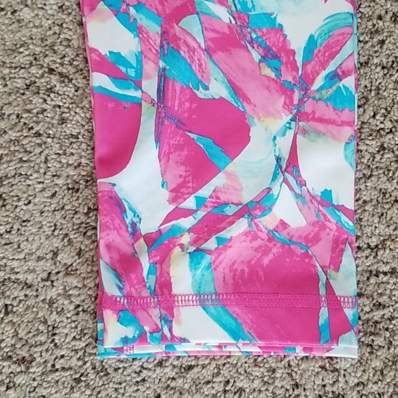 90 Degree sz S Print Capri Leggings - Picture 3 of 8